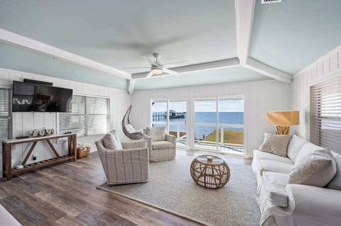 living room overlooking bay