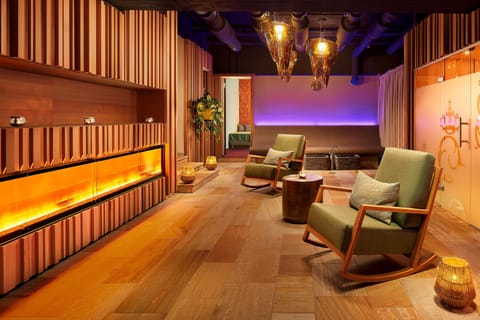 Sauna, steam room, body treatments, aromatherapy, hot stone massages