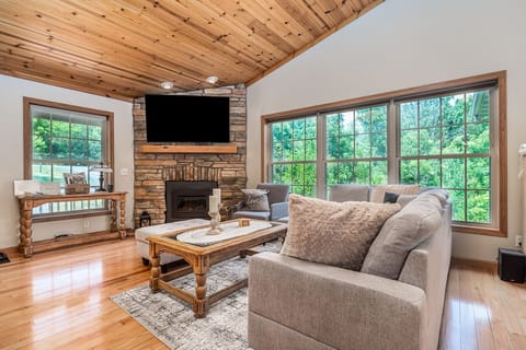 Living room-upper level