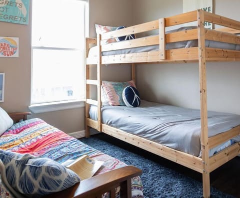 Kids love our bunk room. Cute & cozy space to sleep and relax. It’s all here!