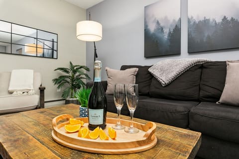 Condo, Multiple Beds, Patio, Garden View (220 Peterson St Unit 7) | Living area | 50-inch flat-screen TV with digital channels
