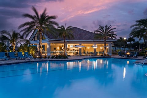 Cabana dining at resort pool