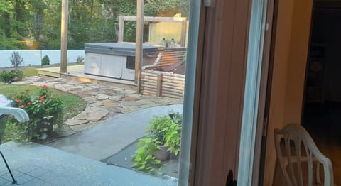 6-8 person hot tub right outside rental - not shared, private for renters' use
