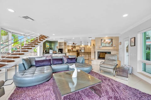 Suite One The wrap-around windows include electronic shades for privacy when you want it.