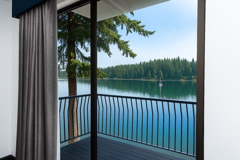 Standard Room, 2 Queen Beds | Balcony view