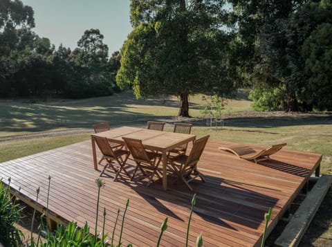 Deck to soak up the afternoon sun