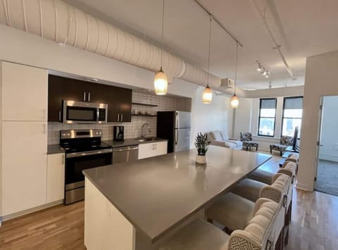 Dining and kitchen area