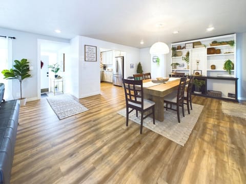 Where modern style meets effortless dining in an open, inviting space