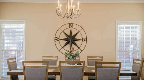 "Your dining room awaits."

