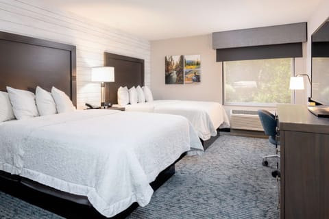 Premium bedding, down comforters, pillowtop beds, desk