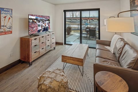 Relax after a day of adventure in this modern living space