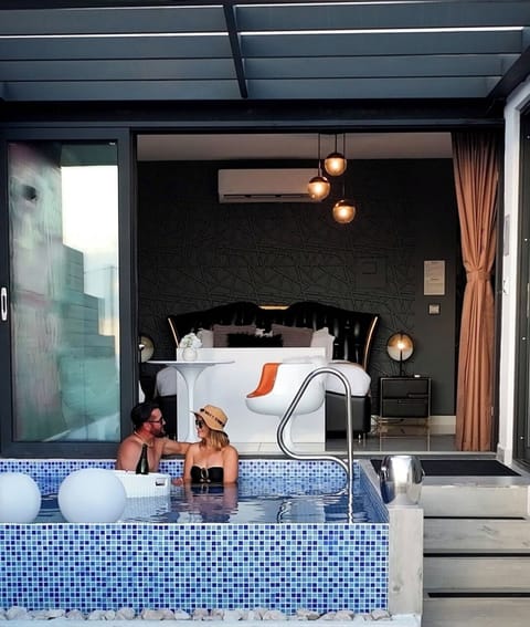 A private pool made for two; immerse, relax, and fall in love with the view all over again
