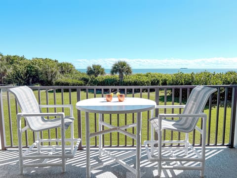 Beautiful balcony patio, perfect for couples to unwind, sip coffee, and enjoy the view