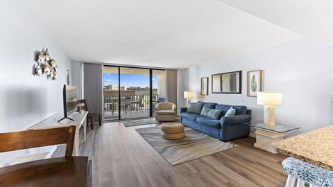 Feel the ocean breeze as you sink into the cozy sofa, sip your morning coffee, or unwind with a movie after a beach day