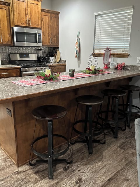 Enjoy a hot cocoa at the cocoa bar!