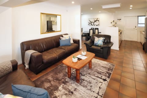 51-inch flat-screen TV with cable channels, fireplace