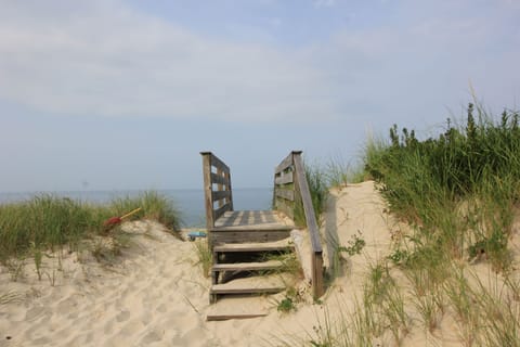 only steps away from East Sandwich Beach