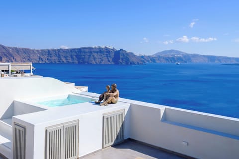 Panoramic Suite, Hot Tub, Sea View | Terrace/patio