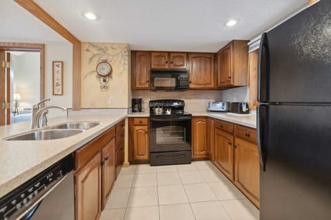 Fully stocked kitchen