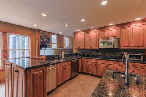 Indoors, Floor, Flooring, Kitchen, Microwave