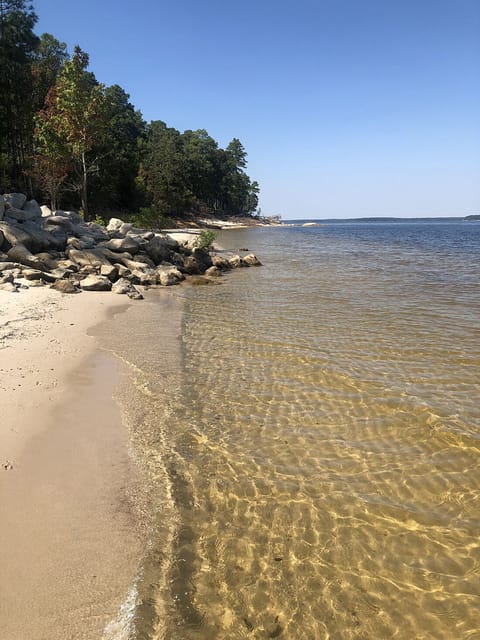 Neighborhood Water access with beautiful white sandy beach.