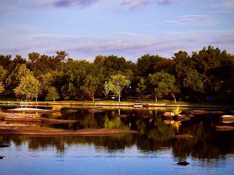View from the boat dock