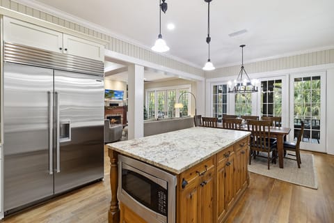 Beautifully renovated kitchen.