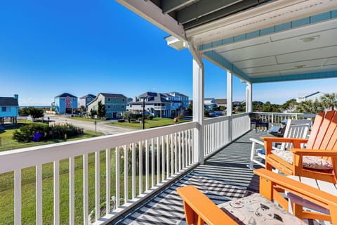 Oak Island Vacation Rental | 4BR | 2BA | Stairs Required | 1,700 Sq Ft