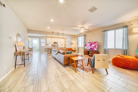 Open concept living, dining and kitchen!