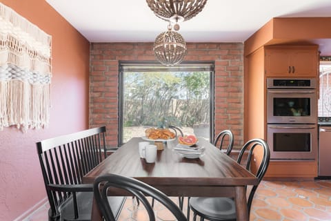 Second dining area near the kitchen.