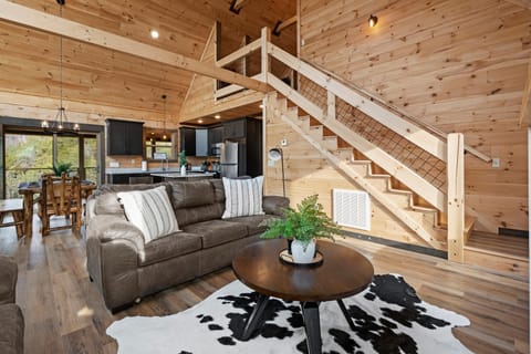 Head upstairs and you will find the entertainment area!