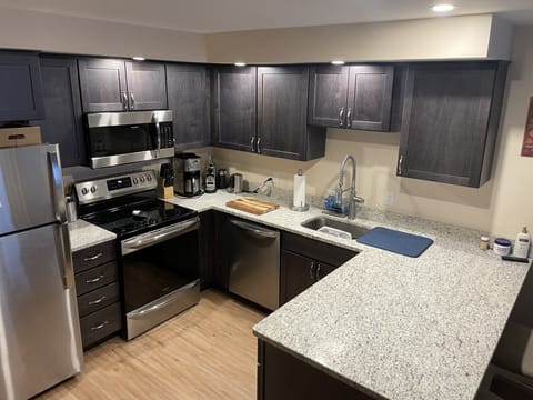 Great working kitchen with seating 