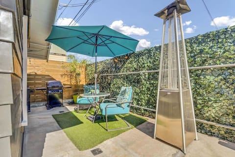 Private Patio with BBQ Grill