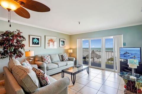 Living room with balcony access