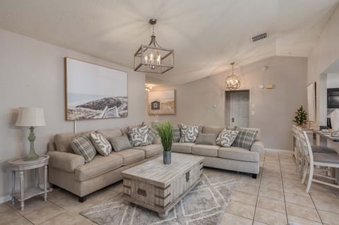 Family Room, 65 inch TV, 2 couches