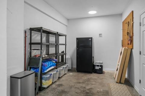 Extra down stairs refrigerator to keep those beverages frosty. 