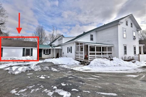 Large parking lot directly in front of your suite.