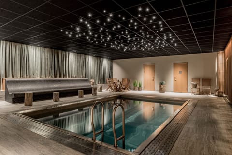 Indoor pool, outdoor pool, open 9:00 AM to 10:00 PM, sun loungers