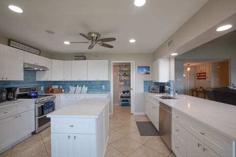 Door leads to pantry and laundry room.