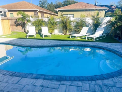 Crystal Clear Pool & Sun Loungers (shared)