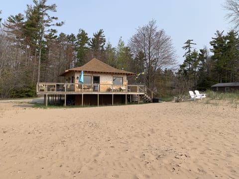 Beachhouse from the beach 2023