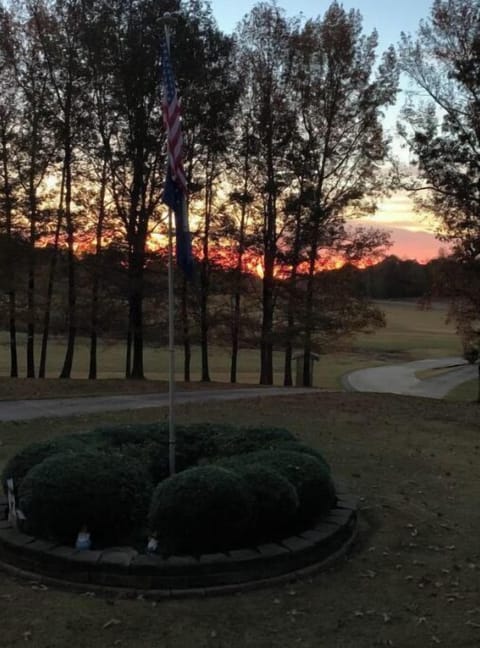 This is the early morning sunrise view from the property. 