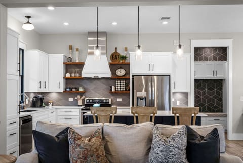 Clean, modern kitchen design.
