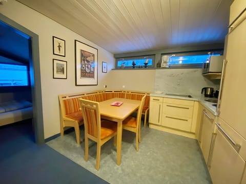 Kitchen and dining table