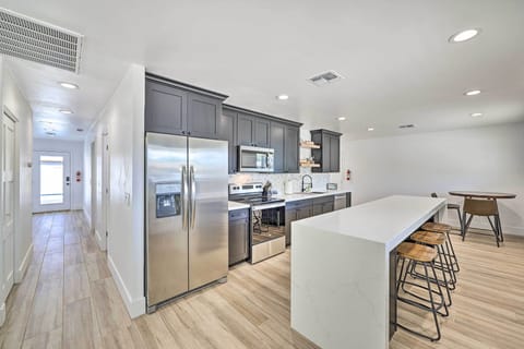 Multiple dining spaces