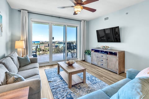 Gulf Views from your updated living room!