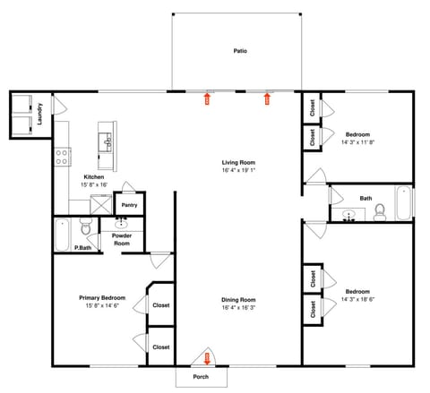 House (3 Bedrooms) | Property amenity
