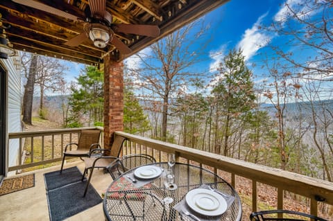 Beautiful, private deck with ridgeline and sunset views all year.