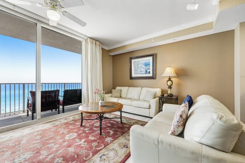 Tidewater 403 Living Area with Gulf Views