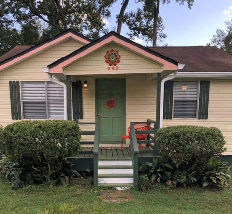 Front Door and sitting porch
